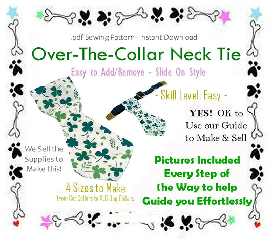 How to Make an Over-the-Collar Dog Neck Tie