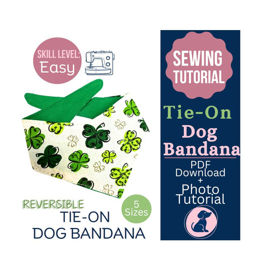 Sewing Pattern - Bandana Tie On Style