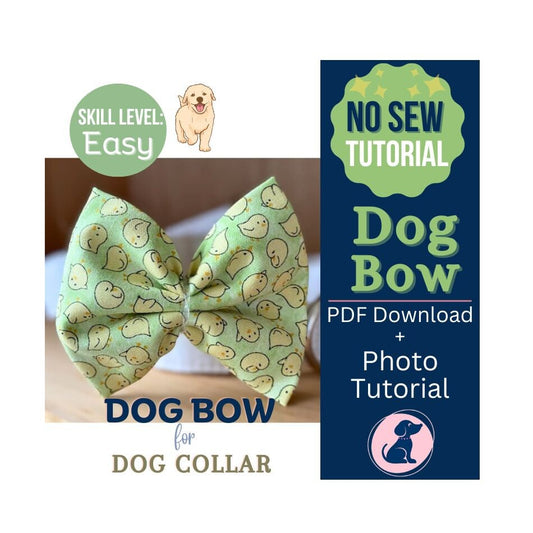 Dog Collar Bow, No Sew Bow Tutorial, Make a Dog Bow, How to Make Dog Collar Bows Tutorial - Make Dog Bows