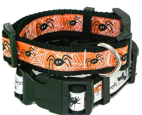 Adjustable Nylon Webbing & Ribbon Dog Collar - Instant Download - Learn How to Make these Dog Collars