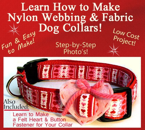 Valentine Dog Collar & Heart - Instructional Guide Teaching You How to Make this Dog Collar and Heart Set