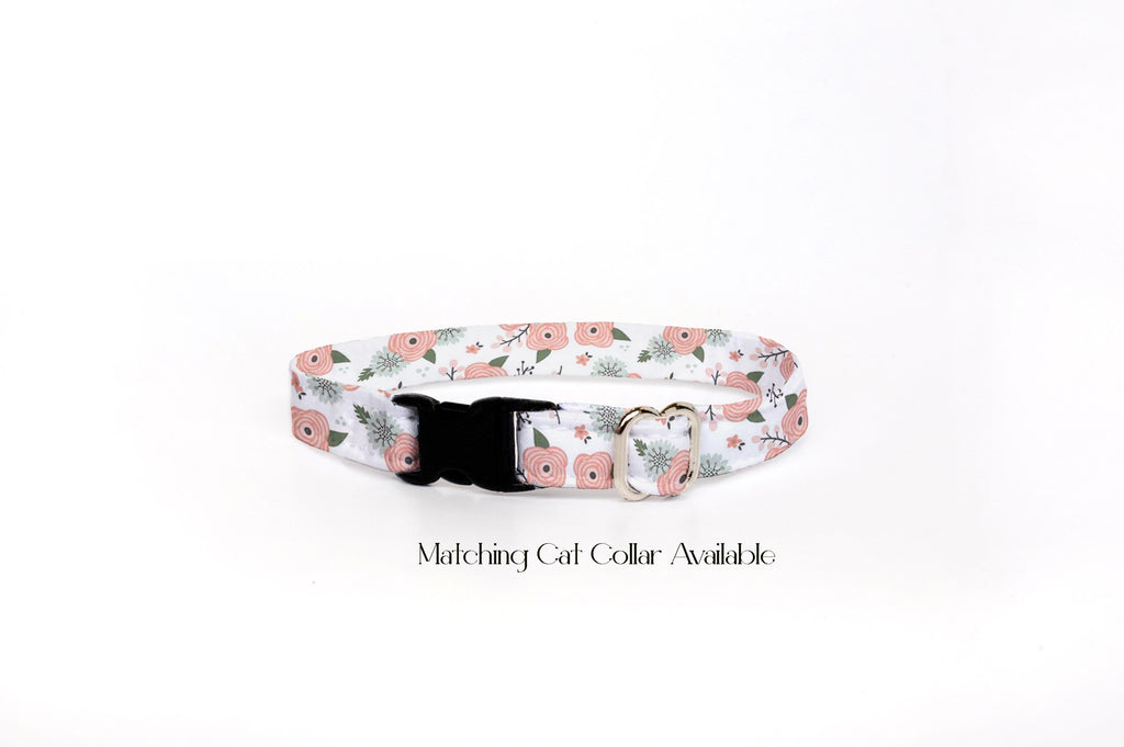 Preppy Owl Collar Co™ Dog Leash Dog Leash - Blush Floral Country Market