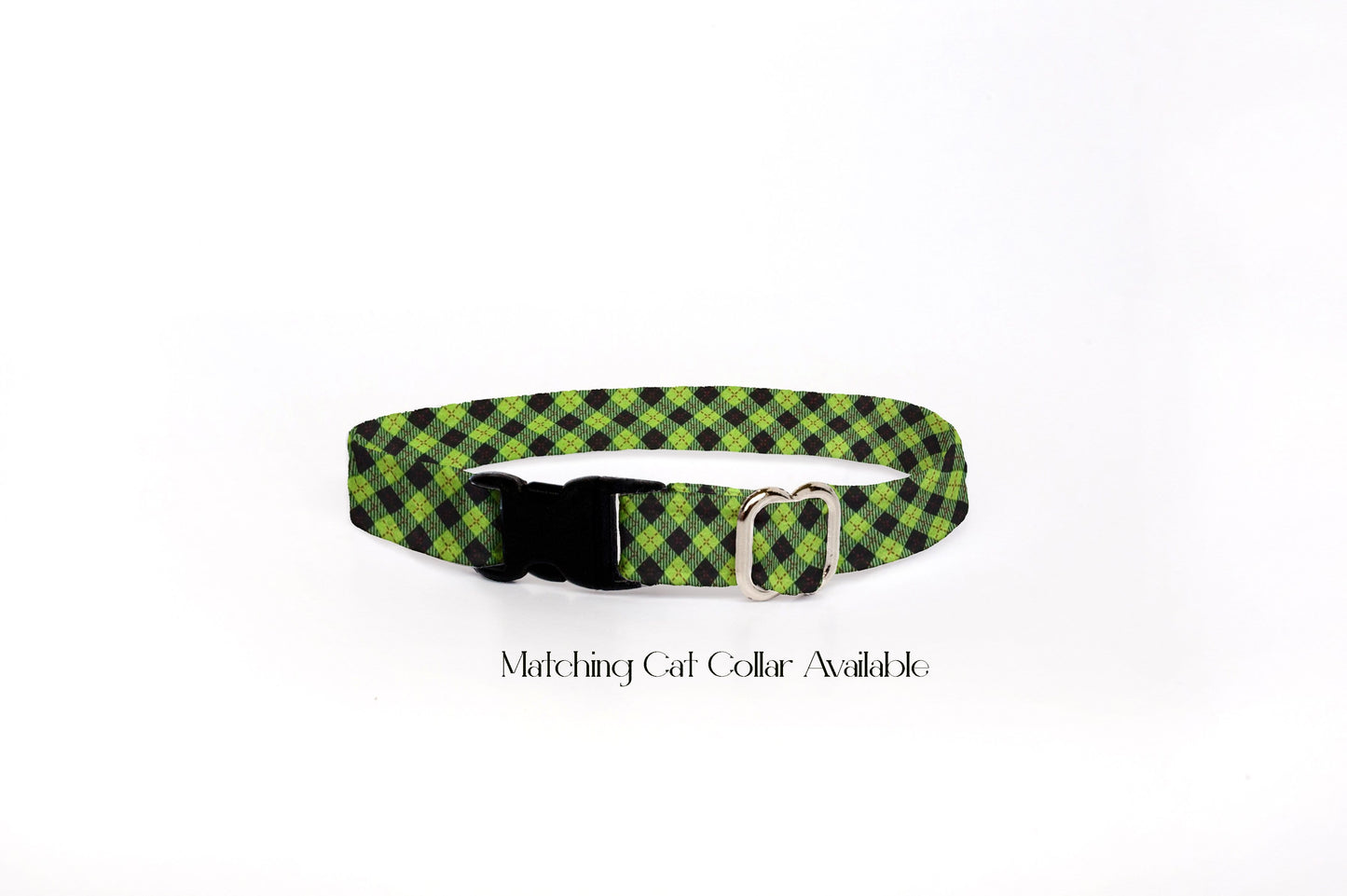 Preppy Owl Collar Co™ Dog Leash Dog Leash - Christmas Plaid Green