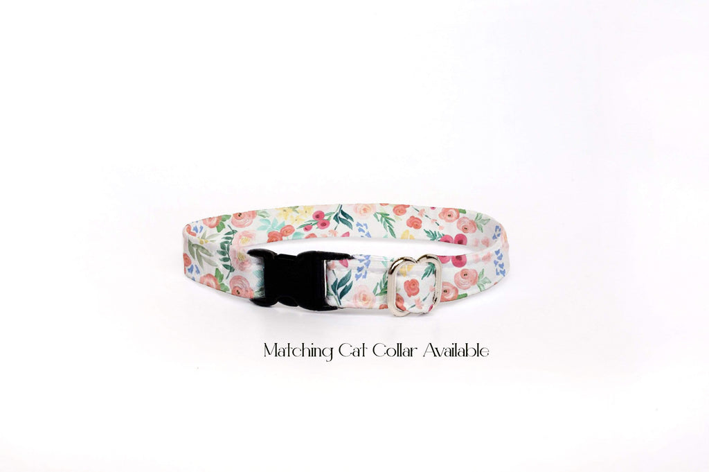 Preppy Owl Collar Co™ Dog Leash Dog Leash - Floral Market Cream